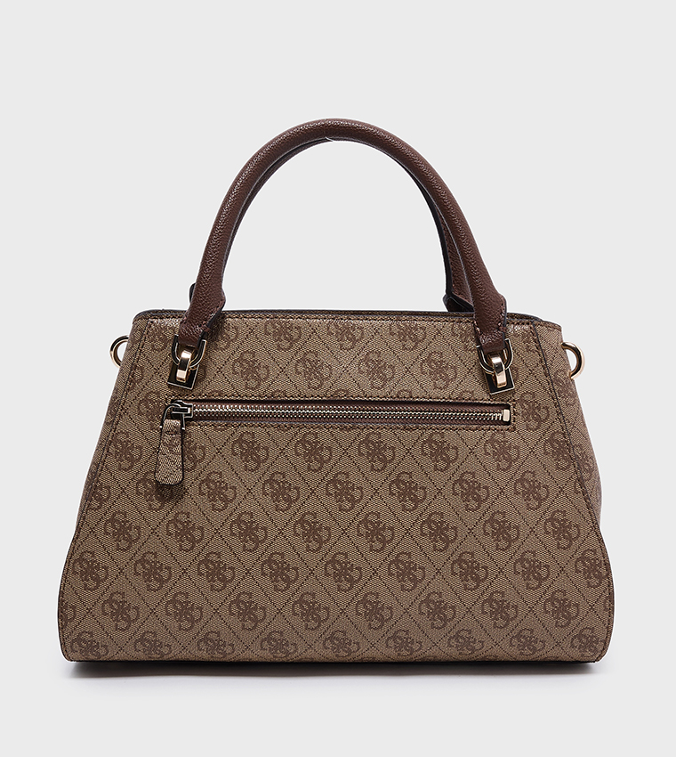 NOELLE II LUXURY Logo Patterned Satchel Bag