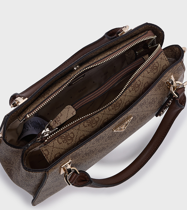 NOELLE II LUXURY Logo Patterned Satchel Bag