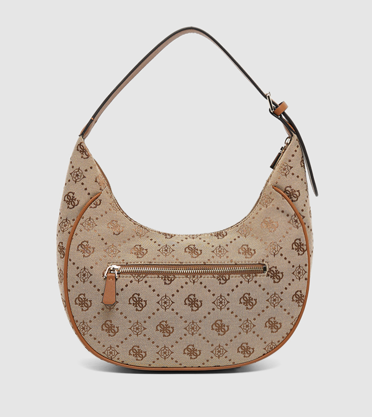 NEDA Monogram Patterned Hobo Bag