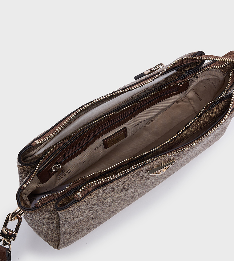NOELLE II Logo Patterned Crossbody Bag