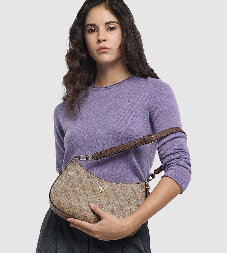 NOELLE II Monogram Patterned Shoulder Bag