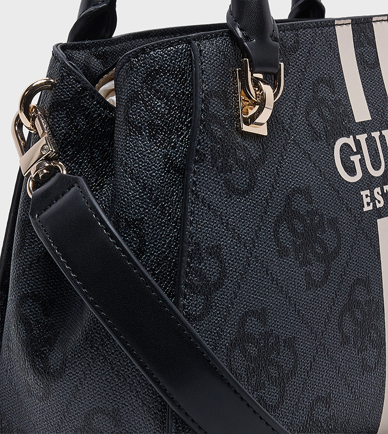 NOELLE II LUXURY Logo Patterned Satchel Bag