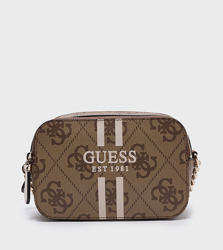 NOELLE II Logo Patterned Camera Bag