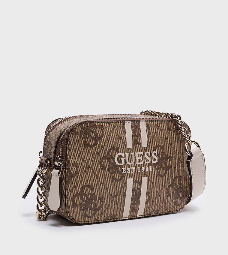 NOELLE II Logo Patterned Camera Bag