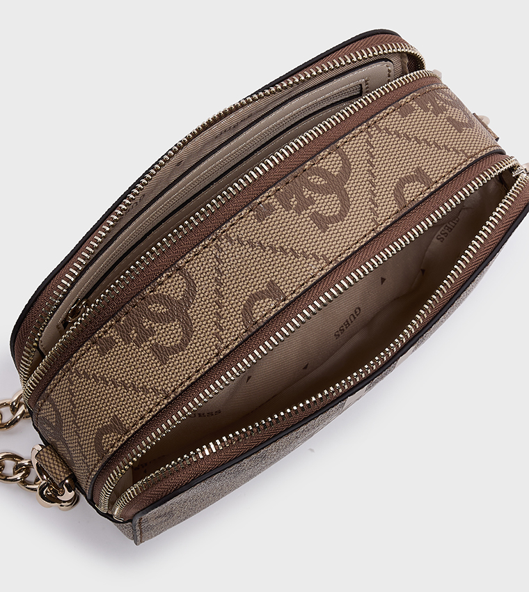 NOELLE II Logo Patterned Camera Bag