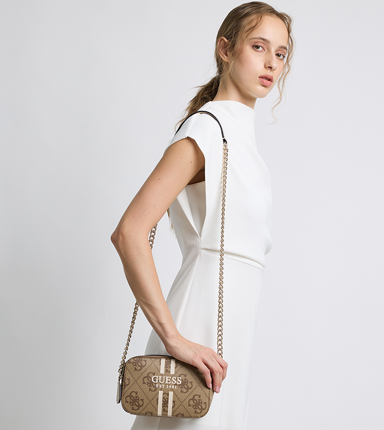 NOELLE II Logo Patterned Camera Bag