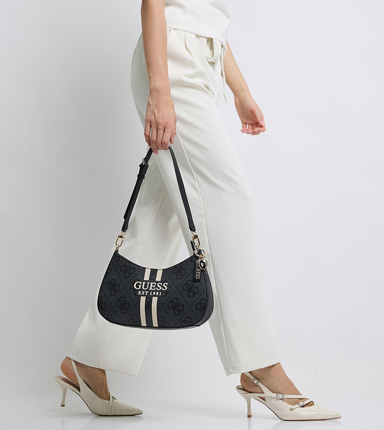 NOELLE II Logo Patterned Shoulder Bag