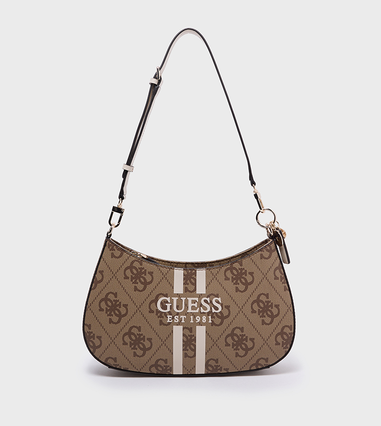 NOELLE II Logo Patterned Shoulder Bag