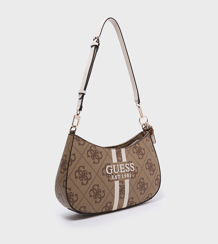 NOELLE II Logo Patterned Shoulder Bag