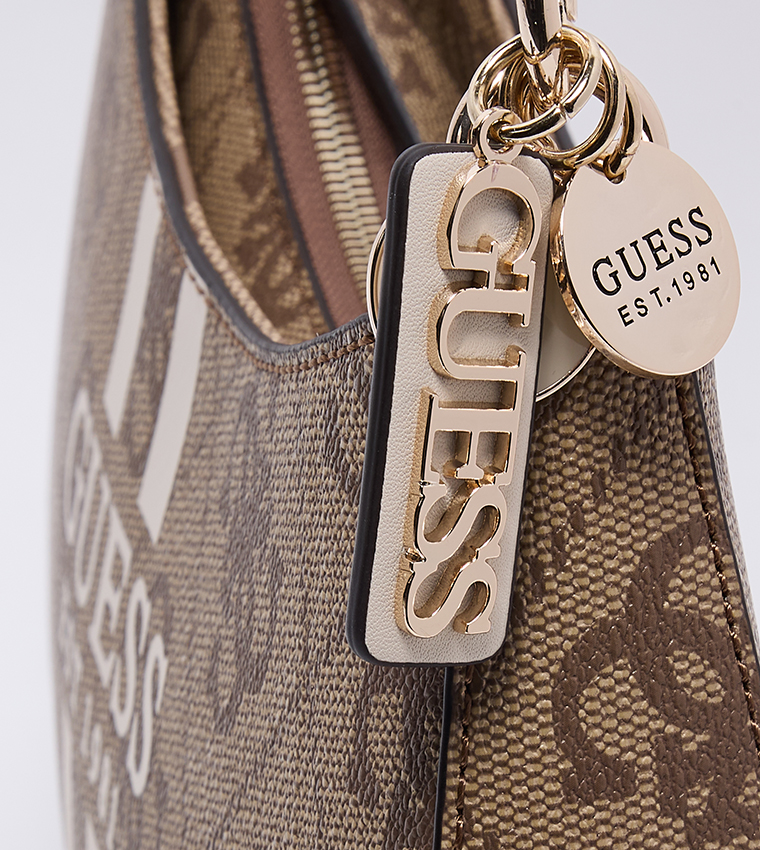 NOELLE II Logo Patterned Shoulder Bag
