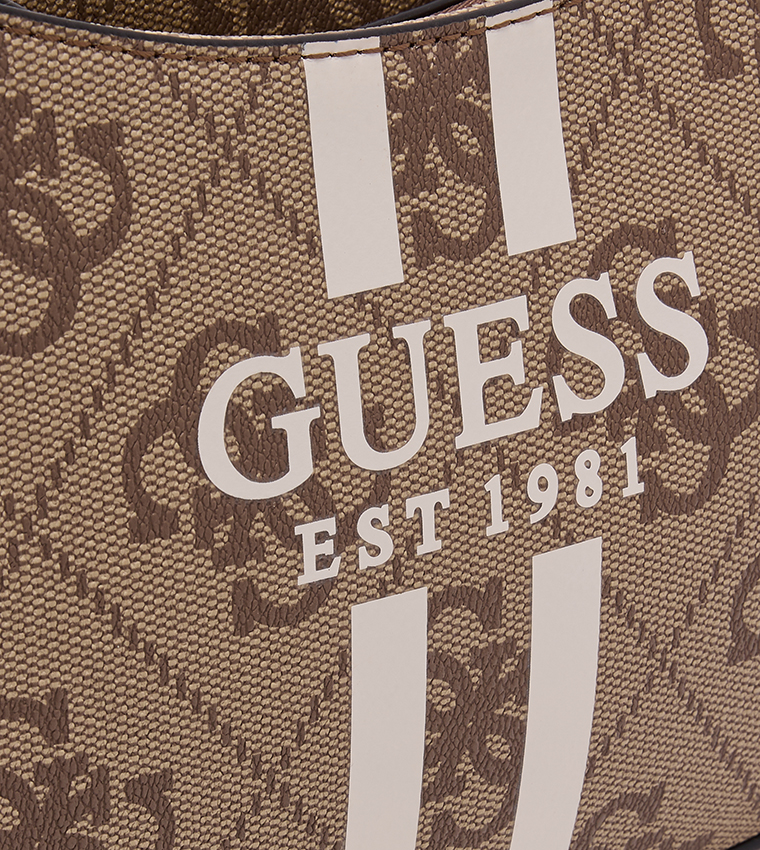 NOELLE II Logo Patterned Shoulder Bag