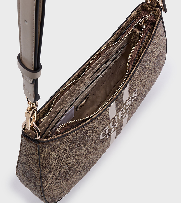 NOELLE II Logo Patterned Shoulder Bag