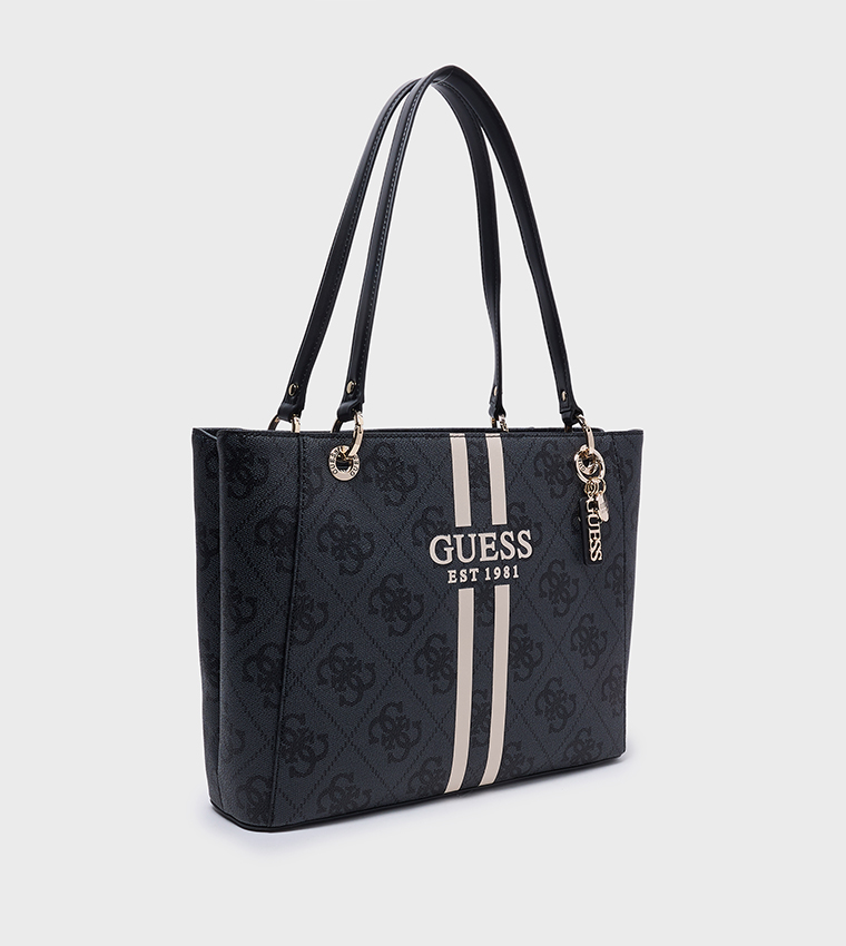 NOELLE II Logo Patterned Tote Bag