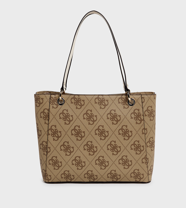NOELLE II Logo Patterned Tote Bag
