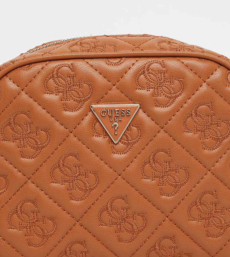 ADELASIA Logo Embroidered Crossbody Bag