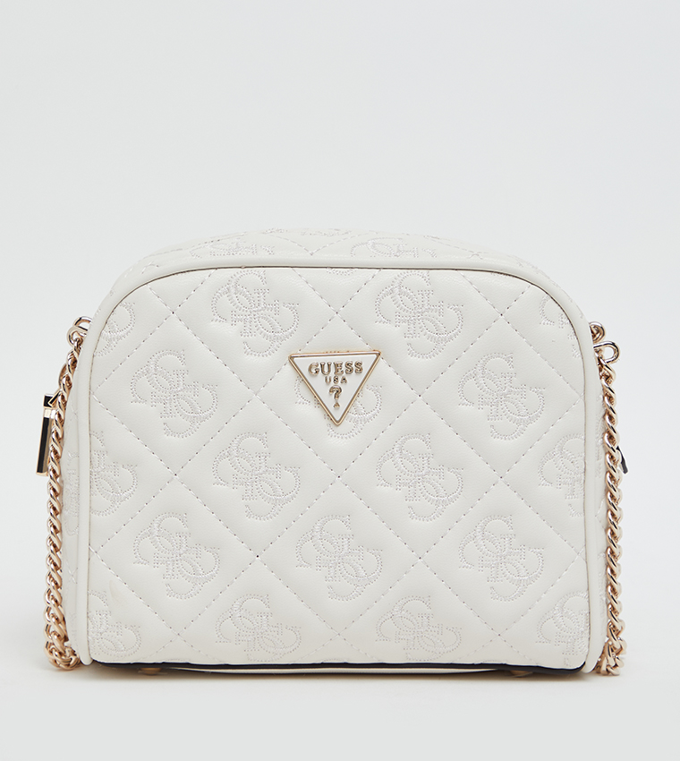 ADELASIA Logo Embroidered Crossbody Bag