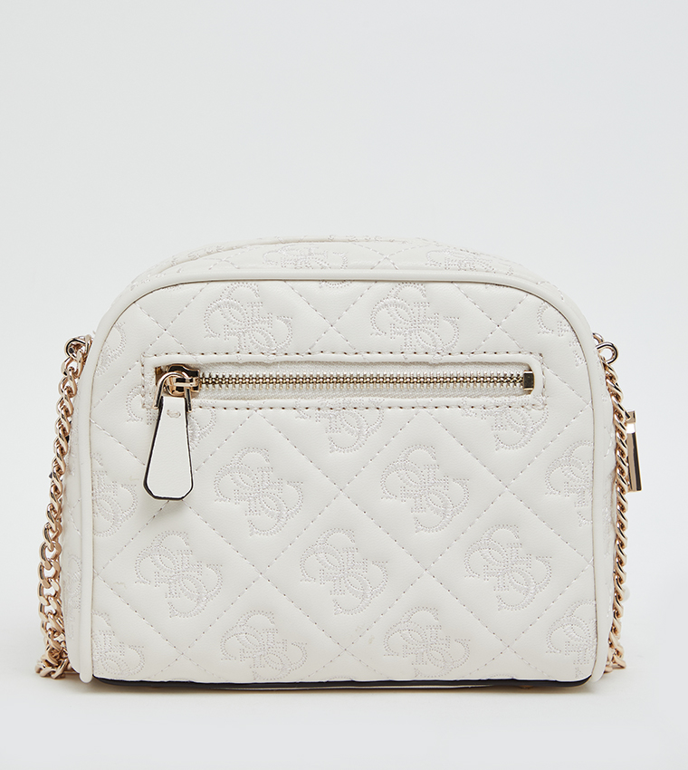 ADELASIA Logo Embroidered Crossbody Bag