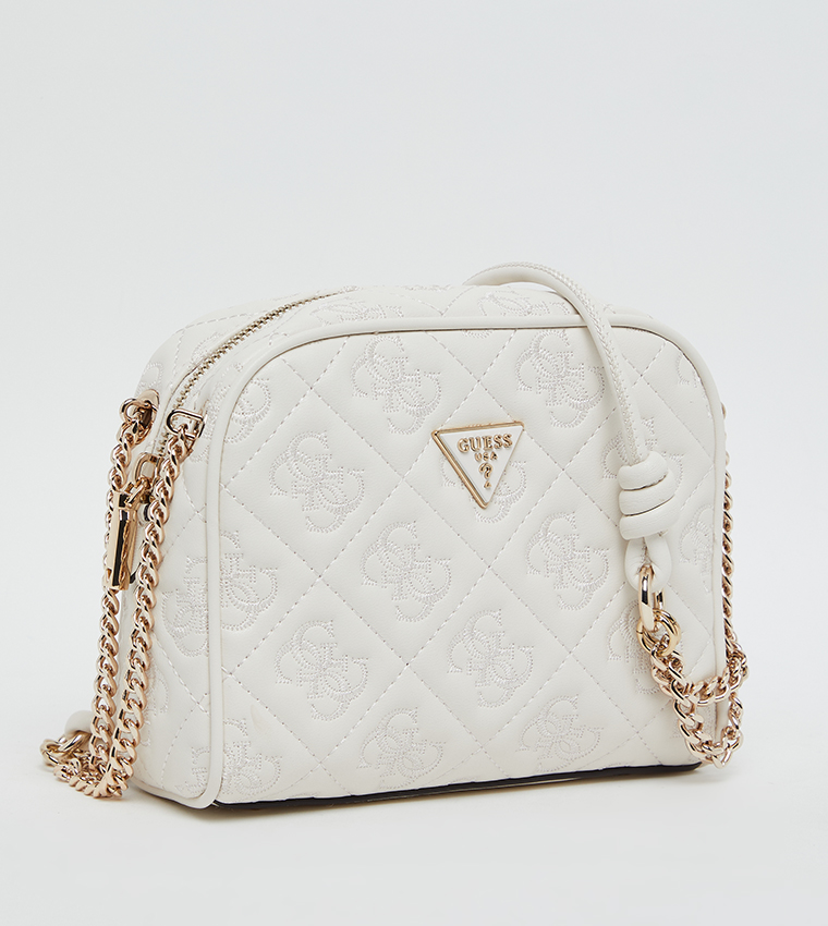 ADELASIA Logo Embroidered Crossbody Bag