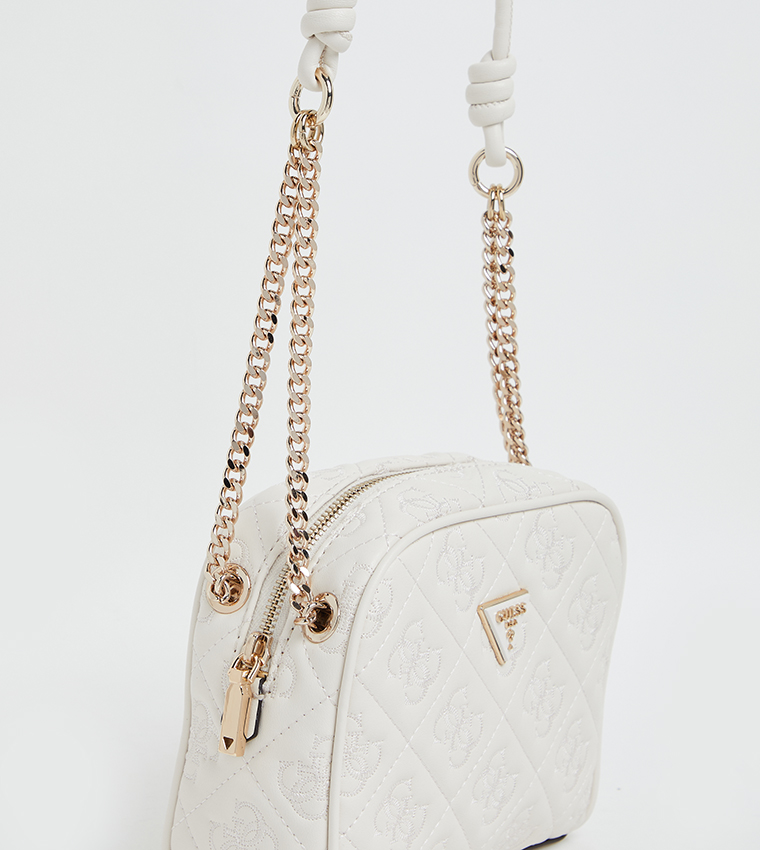 ADELASIA Logo Embroidered Crossbody Bag