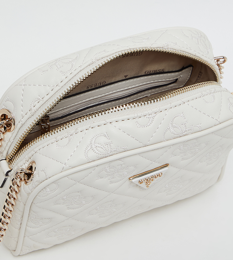ADELASIA Logo Embroidered Crossbody Bag