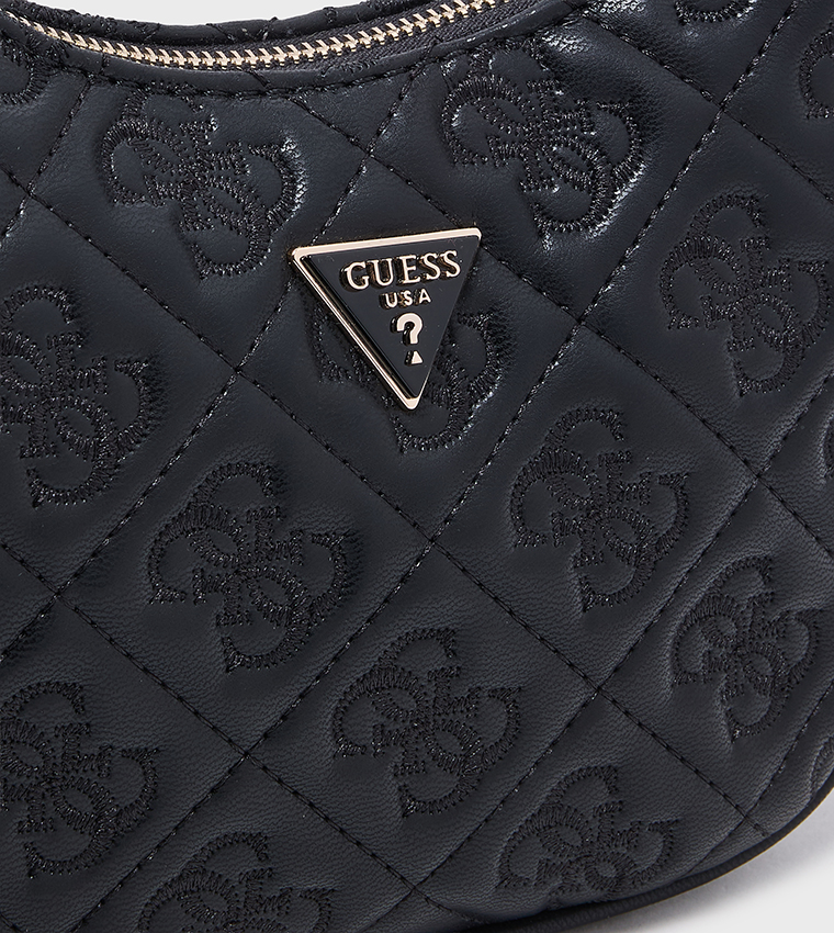 ADELASIA Debossed Shoulder Bag