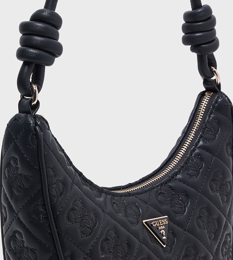 ADELASIA Debossed Shoulder Bag