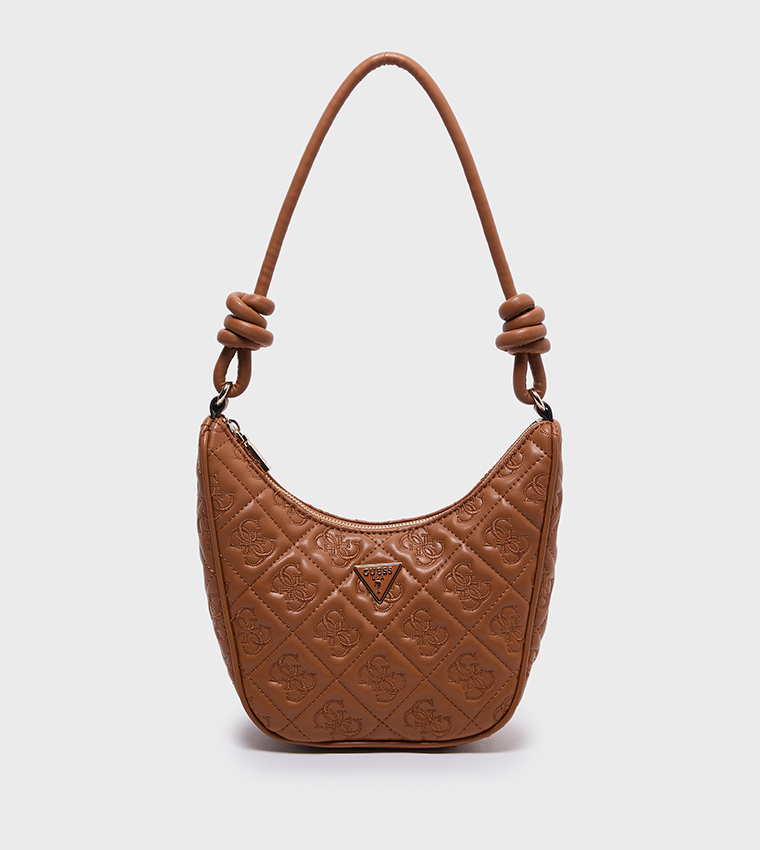 ADELASIA Debossed Shoulder Bag