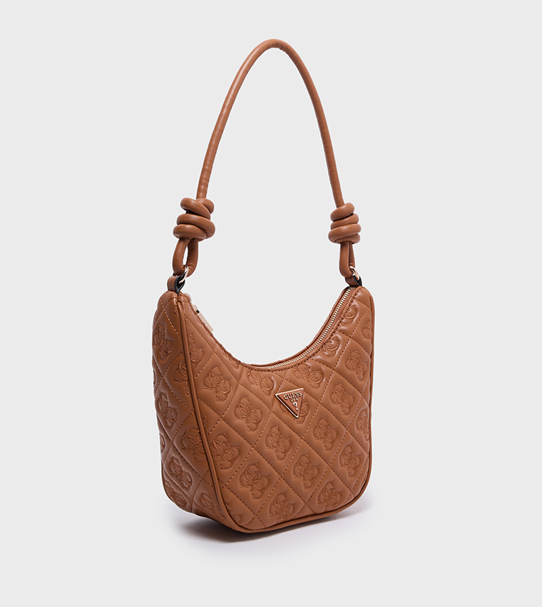 ADELASIA Debossed Shoulder Bag