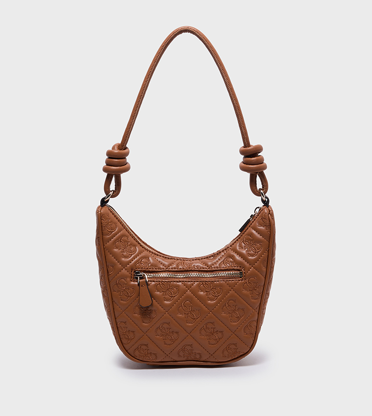ADELASIA Debossed Shoulder Bag