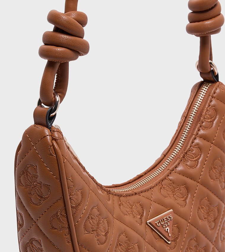 ADELASIA Debossed Shoulder Bag