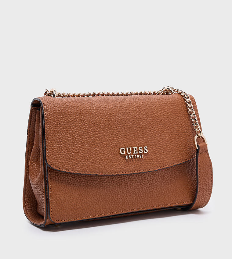 CALISTA Textured Flap Convertible Crossbody Bag