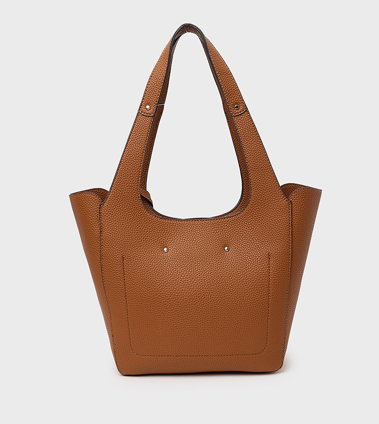 CALISTA Textured 2-in-1 Tote Bag