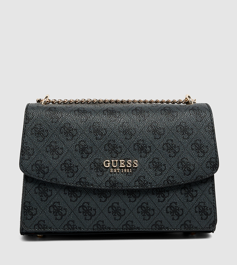 CALISTA Monogram Patterned Convertible Crossbody Bag