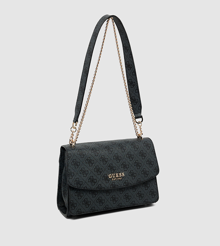 CALISTA Monogram Patterned Convertible Crossbody Bag