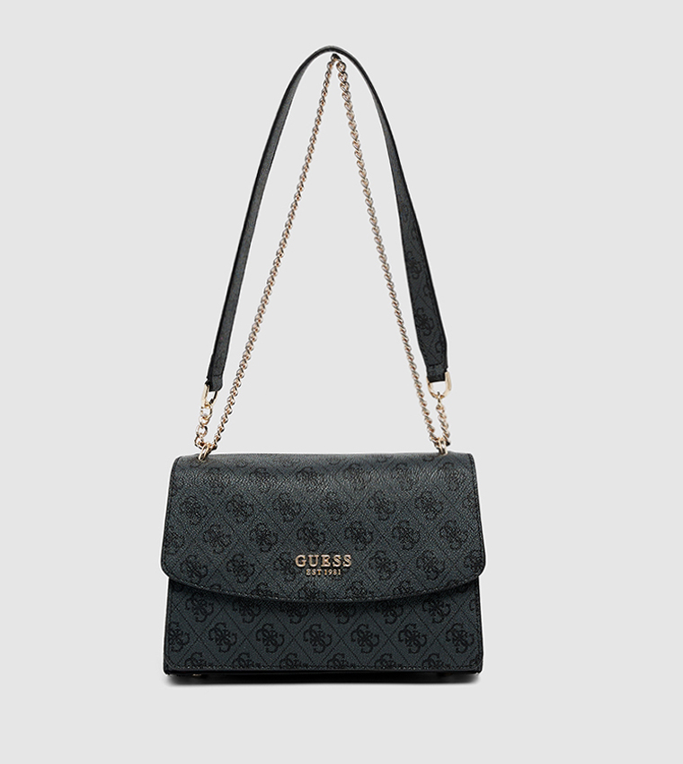CALISTA Monogram Patterned Convertible Crossbody Bag