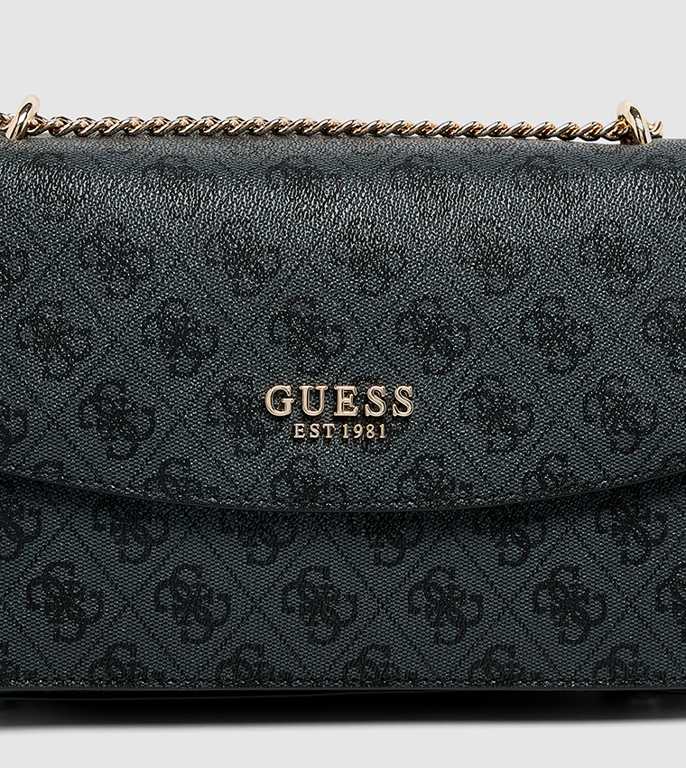 CALISTA Monogram Patterned Convertible Crossbody Bag
