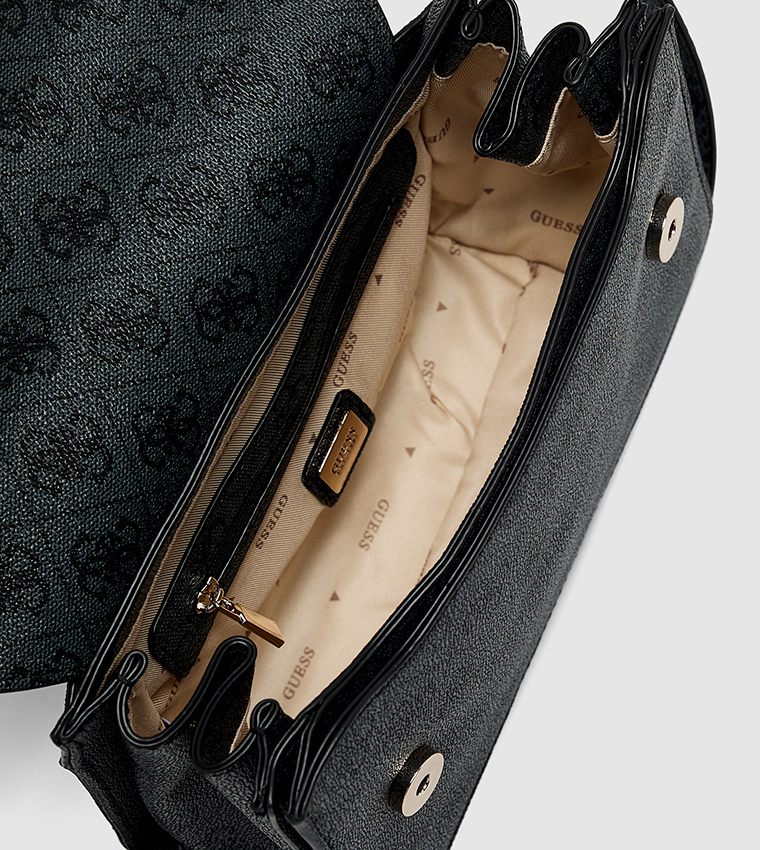 CALISTA Monogram Patterned Convertible Crossbody Bag