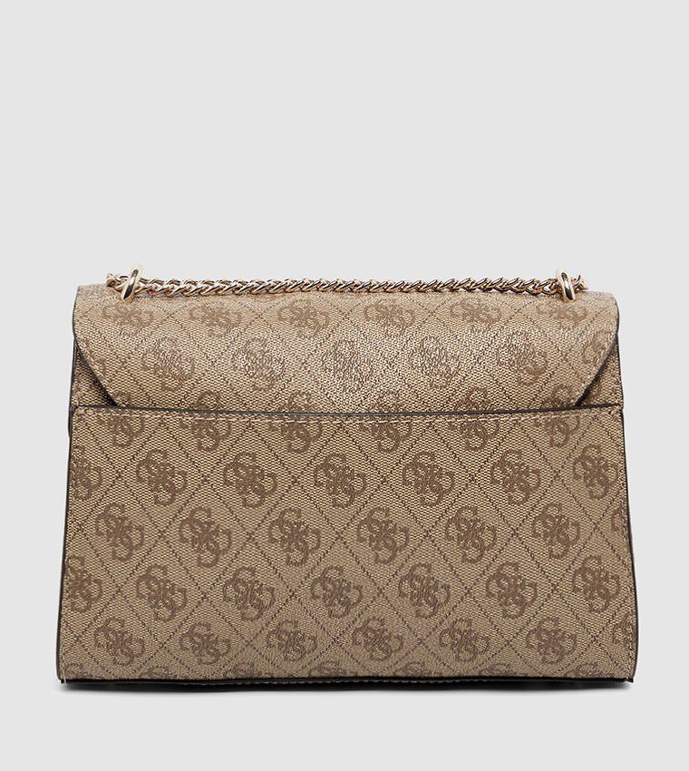 Buy Guess CALISTA Monogram Patterned Convertible Crossbody Bag In
