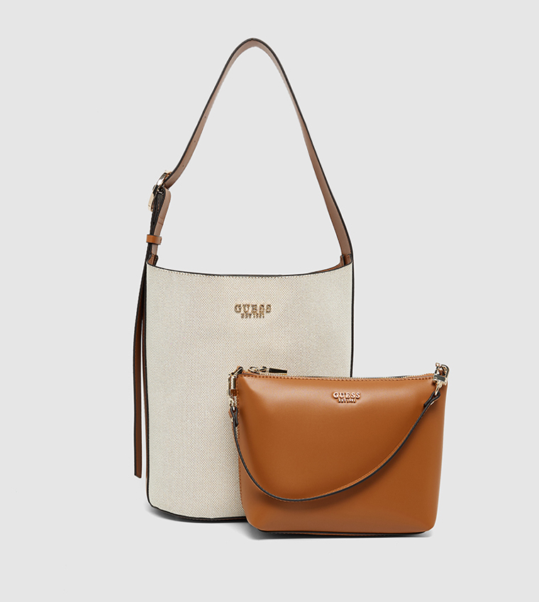 NICOLETTE Textured Shoulder Bag Set