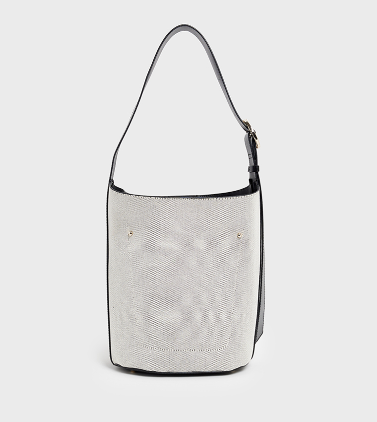 NICOLETTE Textured Bucket Bag