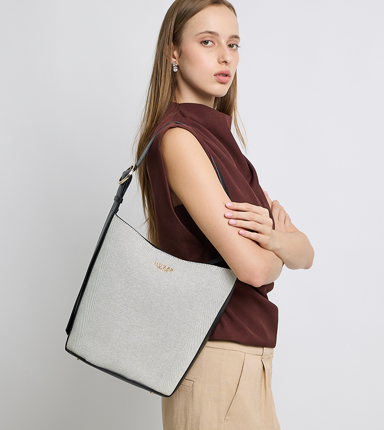 NICOLETTE Textured Bucket Bag