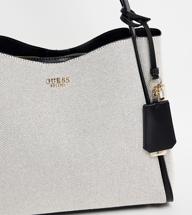 NICOLETTE GIRLFRIEND Textured Tote Bag