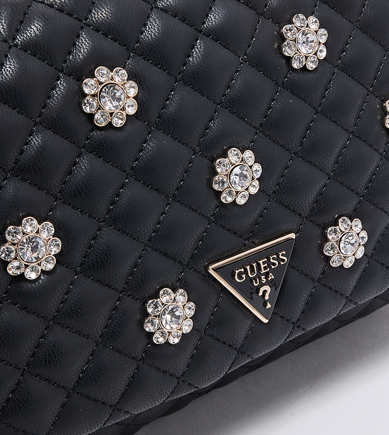 EVERLEE Embellished Flap Convertible Crossbody Bag