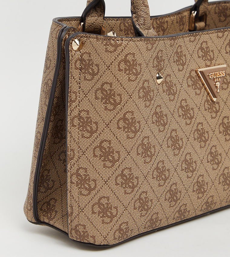 MERIDIAN II Logo Patterned Shoulder Bag