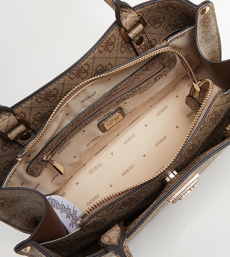 MERIDIAN II Logo Patterned Shoulder Bag
