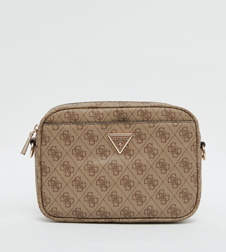 MERIDIAN II Logo Patterned Camera Bag