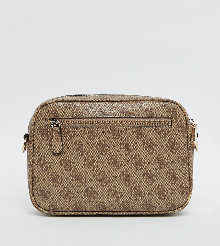 MERIDIAN II Logo Patterned Camera Bag
