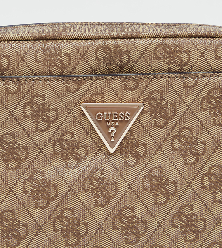 MERIDIAN II Logo Patterned Camera Bag