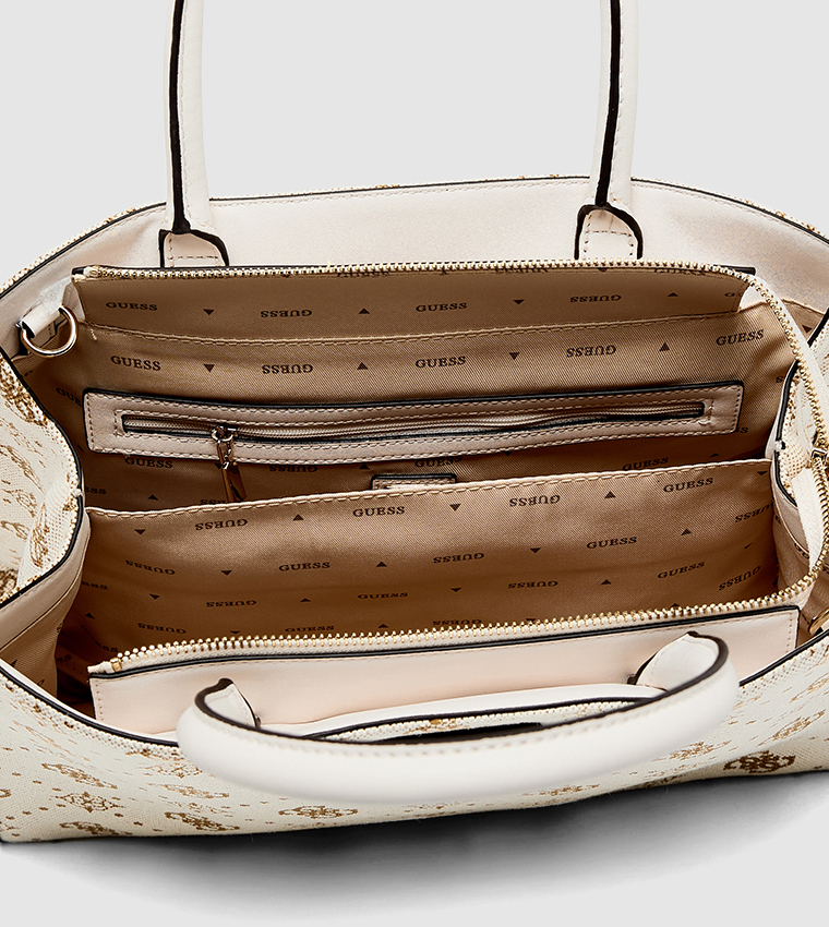 NEDA Monogram Patterned Tote Bag