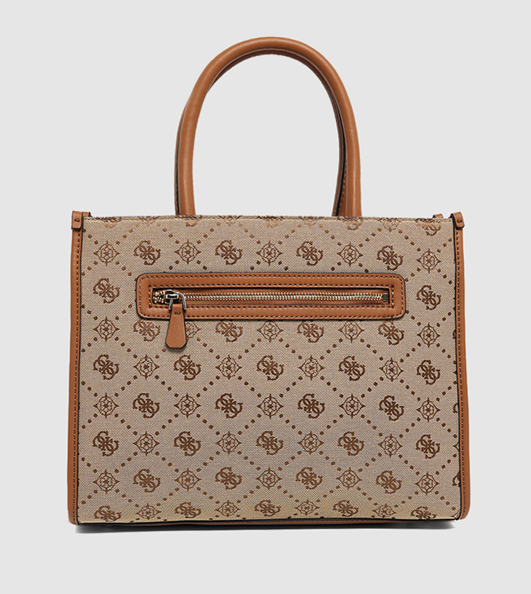 NEDA Monogram Patterned Tote Bag